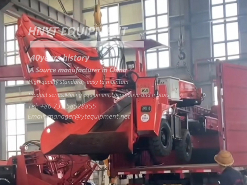 ZWY80 Wheel Type Underground Muck Loader Ready for Shipment